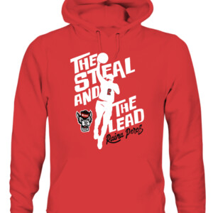 RAINA PEREZ THE STEAL AND THE LEAD SHIRT Raina Perez, NC State Wolfpack