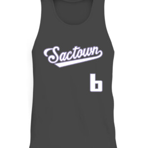 SIXTH MAN SHIRT SACTOWN, SACRAMENTO KINGS CATT charcoal black triblend front.jpg