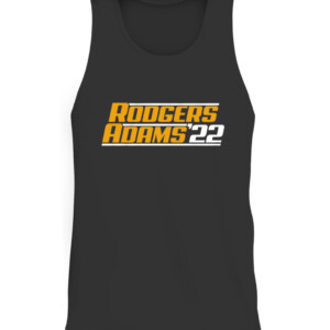 RODGERS ADAMS '22 SHIRT AARON RODGERS AND DAVANTE ADAMS, Green Bay Packers CATT black front.jpg