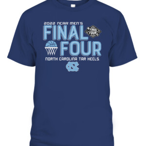 North Carolina FINAL FOUR SHIRT North Carolina Tar Heels 2022 NCAA Men's Basketball Tournament March Madness Final Four CAPT navy front.jpg
