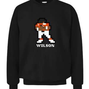 WILSON 8 BIT SHIRT RUSSELL WILSON, Denver Broncos CACS black front.jpg