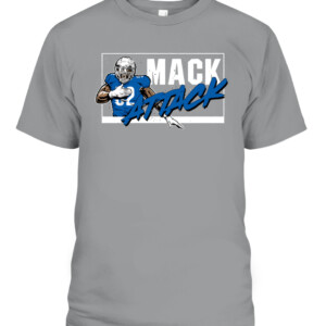 KHALIL MACK ATTACK 2022 SHIRT KHALIL MACK, Los Angeles Chargers CABT sport grey front.jpg