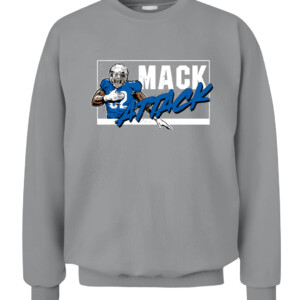 KHALIL MACK ATTACK 2022 SHIRT KHALIL MACK, Los Angeles Chargers CACS sport grey front.jpg