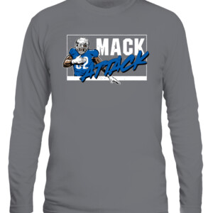 KHALIL MACK ATTACK 2022 SHIRT KHALIL MACK, Los Angeles Chargers CALS graphite heather front.jpg