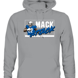 KHALIL MACK ATTACK 2022 SHIRT KHALIL MACK, Los Angeles Chargers CAUH sport grey front.jpg