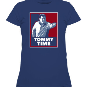 TOMMY TIME SHIRT Tommy Lloyd, Arizona Wildcats CAWTS navy front.jpg