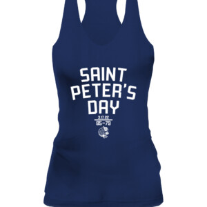 SAINT PETER'S DAY SHIRT #StrutUp, Saint Peter's Peacocks CAWT navy front.jpg