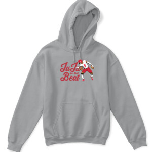 JUJU ON THAT BEAT 2022 SHIRT JuJu Smith Schuster, Kansas City Chiefs APKH sport grey front.jpg