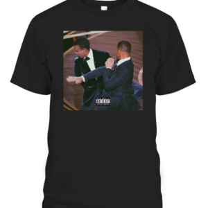 Will Smith Smacks Chris Rock Parental Advisory Shirt