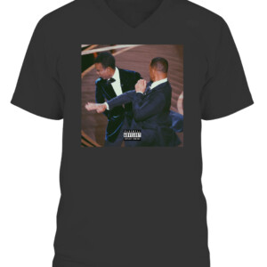 Will Smith Smacks Chris Rock Parental Advisory Shirt