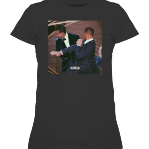 Will Smith Smacks Chris Rock Parental Advisory Shirt