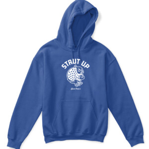 STRUT UP SHIRT #StrutUp, Saint Peter's Peacocks APKH royal front.jpg