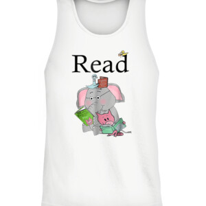 Teacher Library Read Book Club Piggie Elephant Pigeons T Shirt CATT white front.jpg