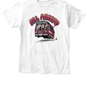 ALL ABOARD MUSS BUS SHIRT Eric Musselman, Arkansas Razorbacks APKT white front.jpg