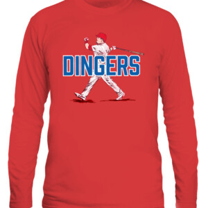 DINGERS SHIRT Kyle Schwarber, Philadelphia Phillies