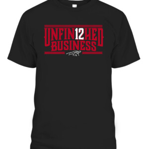 UNFIN12HED BUSINESS SHIRT UNFINISHED BUSINESS, Tom Brady, Tampa Bay Buccaneers CABT black front.jpg
