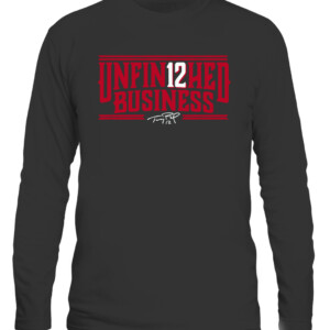 UNFIN12HED BUSINESS SHIRT UNFINISHED BUSINESS, Tom Brady, Tampa Bay Buccaneers CALS black front.jpg