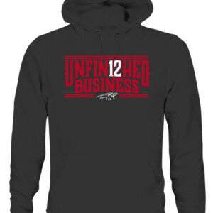 UNFIN12HED BUSINESS SHIRT UNFINISHED BUSINESS, Tom Brady, Tampa Bay Buccaneers CAUH black front.jpg