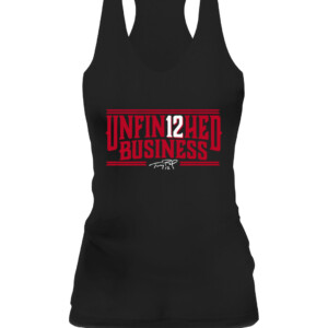 UNFIN12HED BUSINESS SHIRT UNFINISHED BUSINESS, Tom Brady, Tampa Bay Buccaneers CAWT black front.jpg