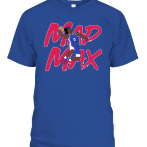MAD MAX SHIRT Tyrese Maxey, Philadelphia 76ers CABT royal front.jpg