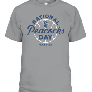 NATIONAL PEACOCKS DAY SHIRT #StrutUp, Saint Peter's Peacocks