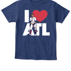I LOVE ATLANTA SHIRT Eddie Rosario, Atlanta Braves APKT navy front.jpg