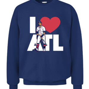 I LOVE ATLANTA SHIRT Eddie Rosario, Atlanta Braves CACS navy front.jpg