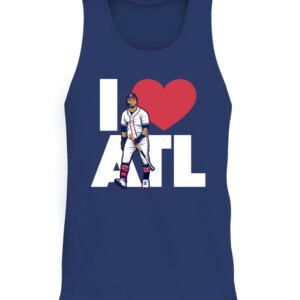 I LOVE ATLANTA SHIRT Eddie Rosario, Atlanta Braves CATT navy front.jpg