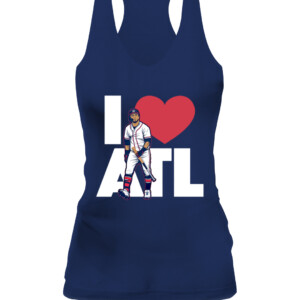 I LOVE ATLANTA SHIRT Eddie Rosario, Atlanta Braves CAWT navy front.jpg