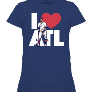 I LOVE ATLANTA SHIRT Eddie Rosario, Atlanta Braves CAWTS navy front.jpg
