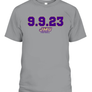 9.9.23 SHIRT September 9th, 2023, JMU Football, James Madison Dukes CABT sport grey front.jpg
