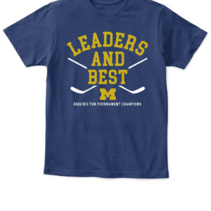 2022 BIG TEN CHAMPIONS SHIRT 2022 Big Ten Tournament Champions, Michigan Wolverines APKT navy front.jpg