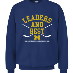 2022 BIG TEN CHAMPIONS SHIRT 2022 Big Ten Tournament Champions, Michigan Wolverines CACS navy front.jpg