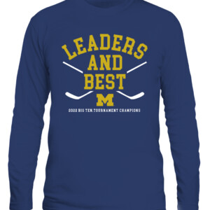 2022 BIG TEN CHAMPIONS SHIRT 2022 Big Ten Tournament Champions, Michigan Wolverines CALS navy front.jpg