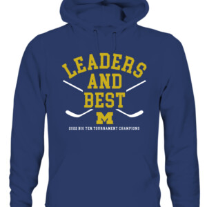 2022 BIG TEN CHAMPIONS SHIRT 2022 Big Ten Tournament Champions, Michigan Wolverines CAUH navy front.jpg