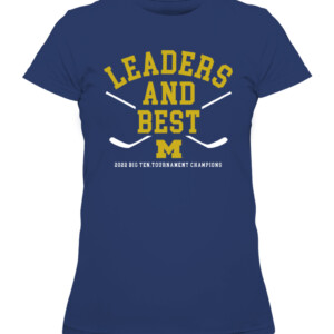 2022 BIG TEN CHAMPIONS SHIRT 2022 Big Ten Tournament Champions, Michigan Wolverines CAWTS navy front.jpg