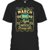 Legends Were Born In March 1980 42Th Birthday 42 Year Old T Shirt CABT black front.jpg