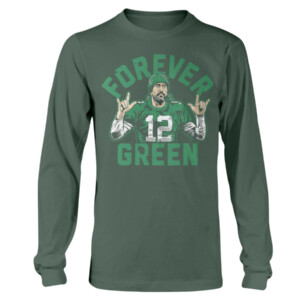 FOREVER GREEN SHIRT AARON RODGERS, Green Bay Packers Longsleeve