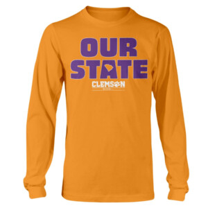 OUR STATE SHIRT CLEMSON BASEBALL, Clemson Tigers Longsleeve