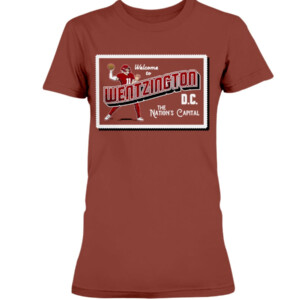 WENTZINGTON D.C SHIRT CARSON WENTZ, Redskins, Washington Commanders 1
