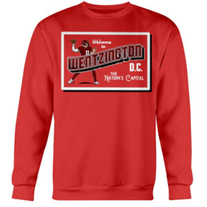 WENTZINGTON D.C SHIRT CARSON WENTZ, Redskins, Washington Commanders Crewneck