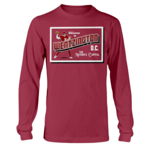 WENTZINGTON D.C SHIRT CARSON WENTZ, Redskins, Washington Commanders Longsleeve