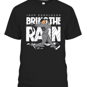 BRING THE RAIN NEW YORK SHIRT Josh Donaldson, Bronx, New York Yankees CAPT black front.jpg