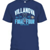 Villanova FINAL FOUR SHIRT Villanova Wildcats 2022 NCAA Men's Basketball Tournament March Madness Final Four CABT navy front.jpg