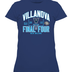 Villanova FINAL FOUR SHIRT Villanova Wildcats 2022 NCAA Men's Basketball Tournament March Madness Final Four CAWTS navy front.jpg