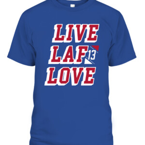 LIVE LAF LOVE SHIRT ALEXIS LAFRENIERE New York Rangers CAPT royal front.jpg