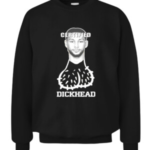 Ben Simmons Certified Dickhead Shirt Philadelphia 76ers CACS black front.jpg