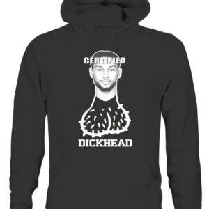 Ben Simmons Certified Dickhead Shirt Philadelphia 76ers CAUH black front.jpg