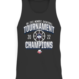 UConn Huskies 2022 Big East Women's Basketball Conference Tournament Champions Shirt UConn Women's Basketball, 2022 Big East Tournament Champions, Connecticut Huskies CATT black front.jpg