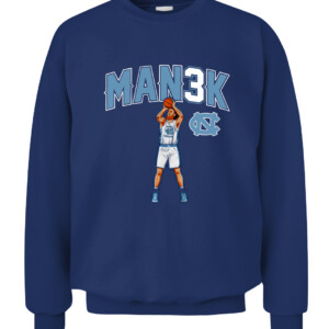 BRADY MANEK MAN3K SHIRT North Carolina Tar Heels CACS navy front.jpg
